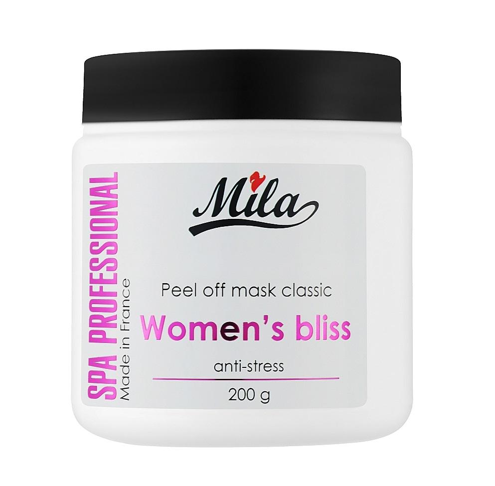 Маска для лица классическая альгинатная Mila Perfect Женское счастье с пурпурной тефрозией 200 г (3702261174205)