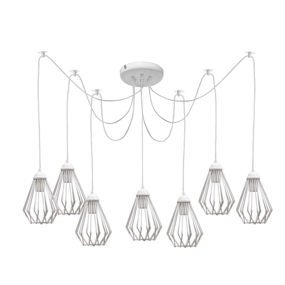 Люстра MSK ELECTRIC Silvia паук 7 плафонов (NL 05371-7 W)