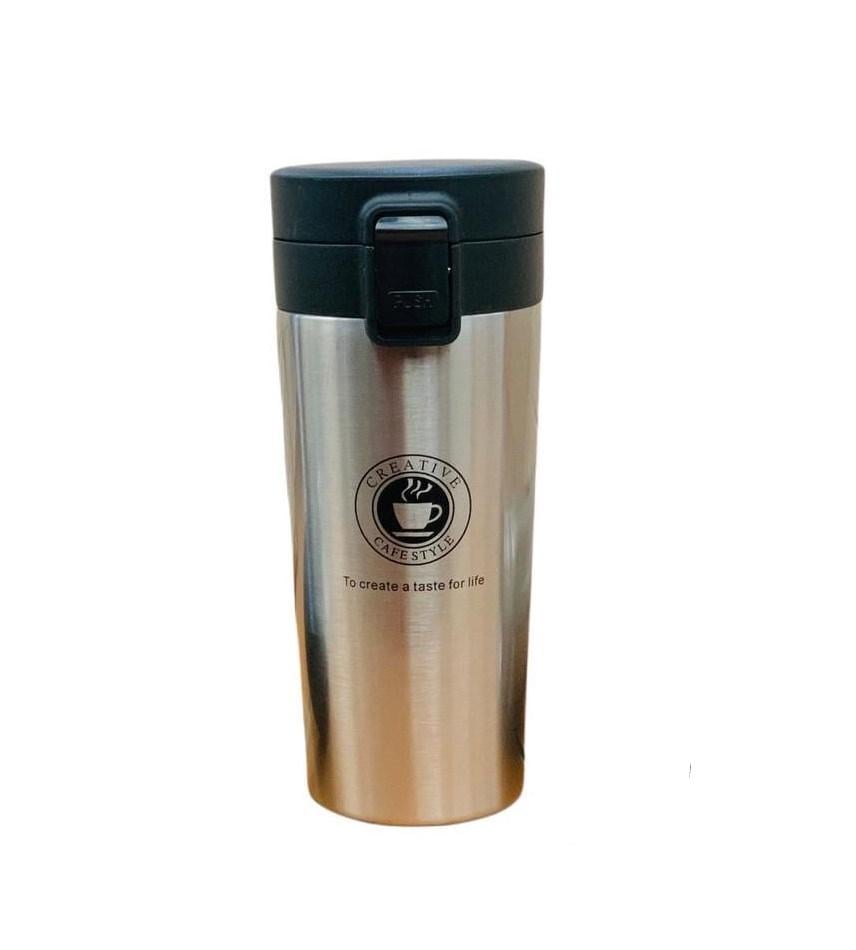 Термокружка Coffee El-252-4 480 мл Серебряный