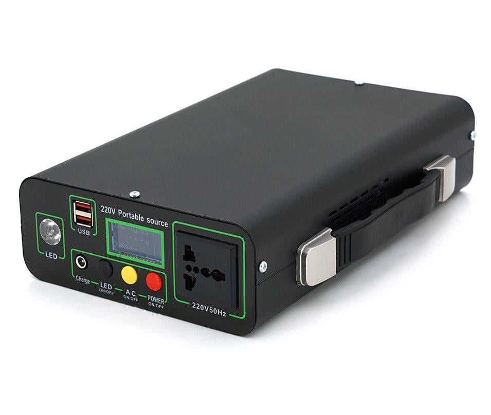 Портативная зарядная станция VOLTRONIC KY192WH 300 Вт 16Ач AC/220V+DC/12V+2xUSB/5V (56887)