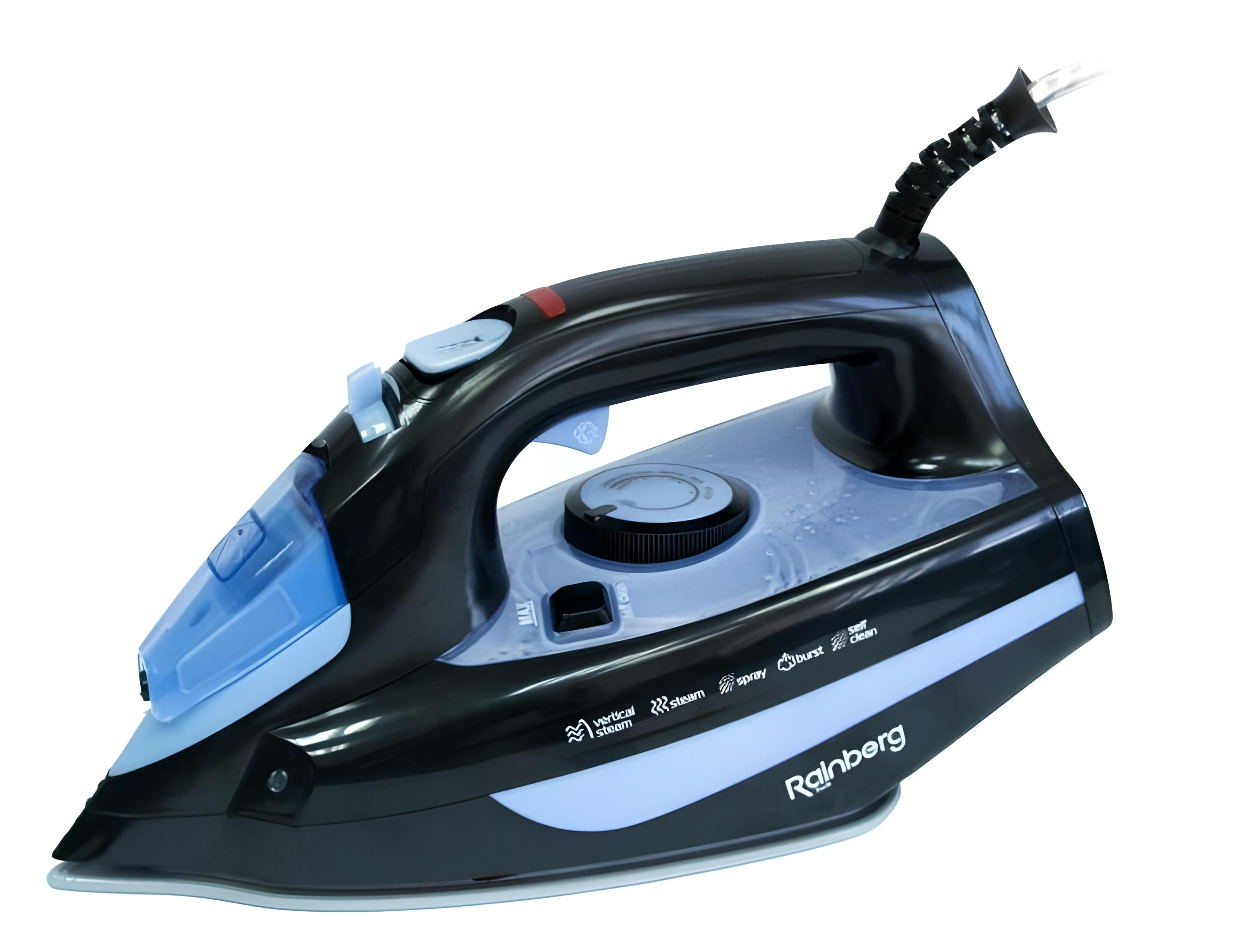 Утюг паровой Rainberg RB-6311 3200 В с керамической подошвой Черный (32266)