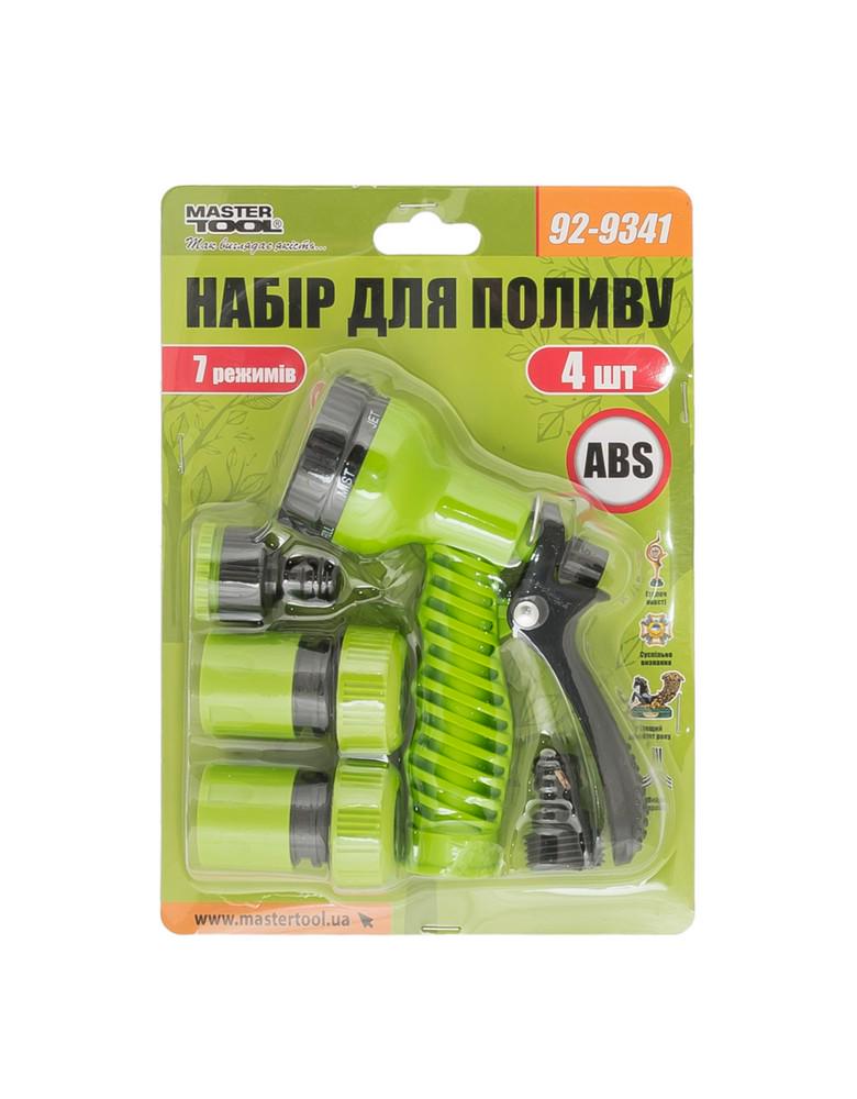 Набор для полива Mastertool пистолет 7 режимов/адаптер 1/2" ВР-3/4" ВР коннектор 3/4" коннектор 3/4" 4 шт. - фото 13 Набор для полива Mastertool пистолет 7 режимов/адаптер 1/2" ВР-3/4" ВР коннектор 3/4" коннектор 3/4" 4 шт. - фото 13
