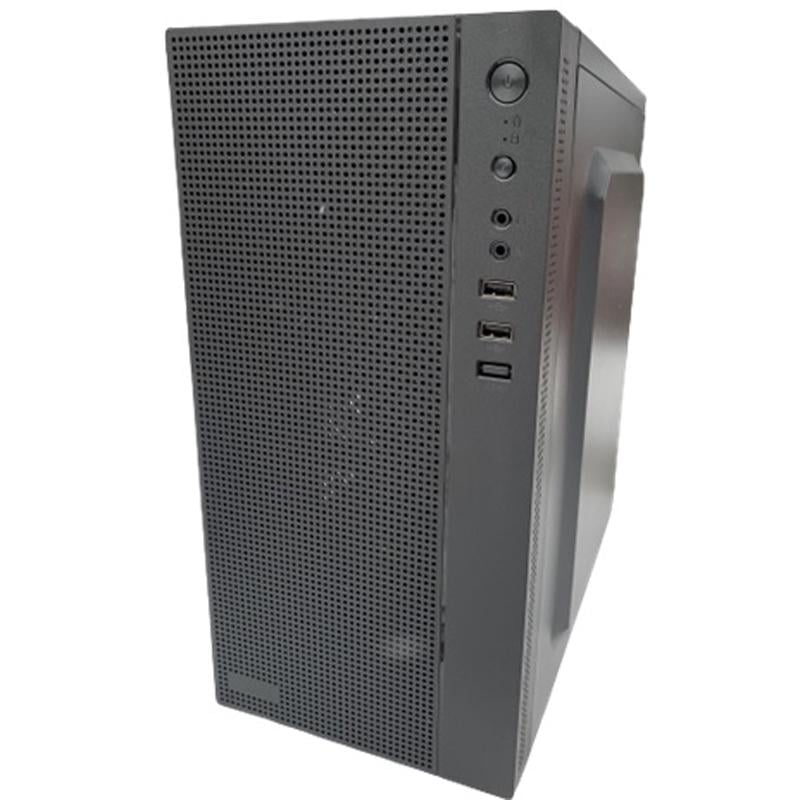 Корпус комп'ютерний Delux MK310 із блоком живлення 400 Вт Black (MK310-400-12F)