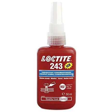 Фіксатор різьбовий Loctite 243 середньої міцності 50 мл (1335884) - фото 1