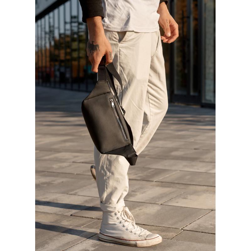 Сумка бананка на пояс Sambag Tirso MSSm 31x12x5 см Черный - фото 10 Сумка бананка на пояс Sambag Tirso MSSm 31x12x5 см Черный - фото 10