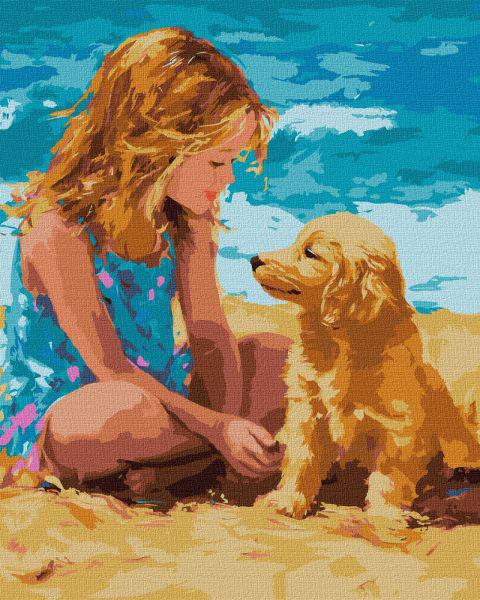 Картина по номерам Ideyka Друг детства 40x50 см (Id-KHO8491)