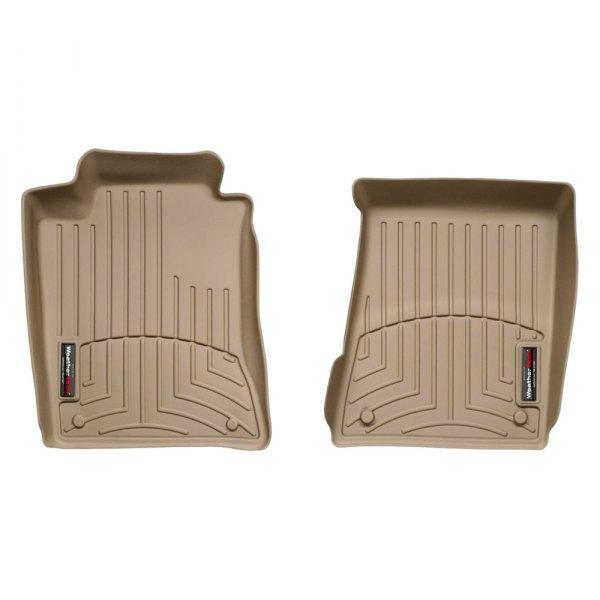 Коврики в салон WeatherTech для Mercedes-Benz E211 2003-09 передние с бортиком Бежевый (451731)