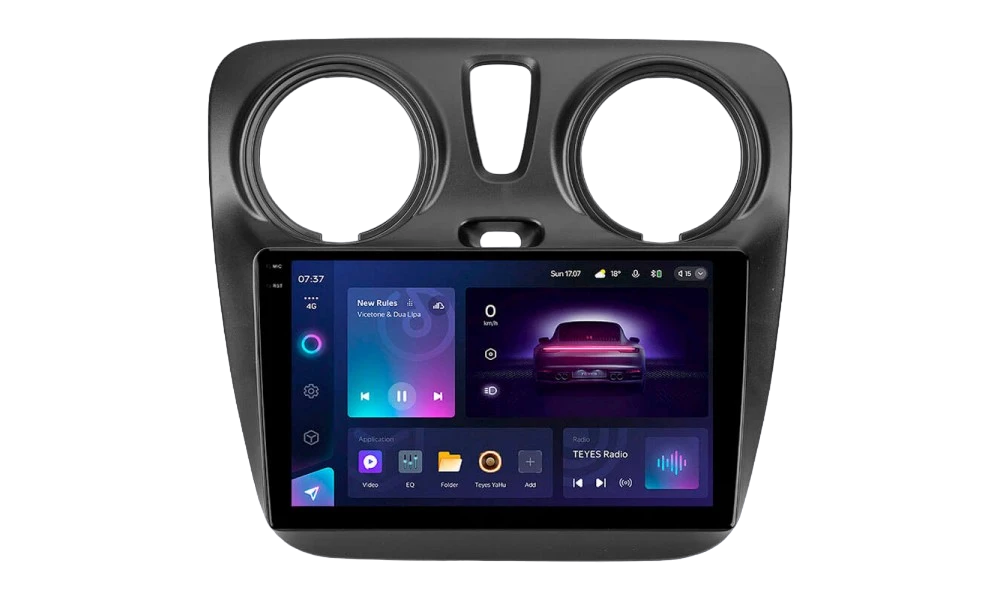 Магнитола штатная Teyes CC3 2K 4/32 GB для Renault Dokker 2012-2020 г. 9" (AR-80634)
