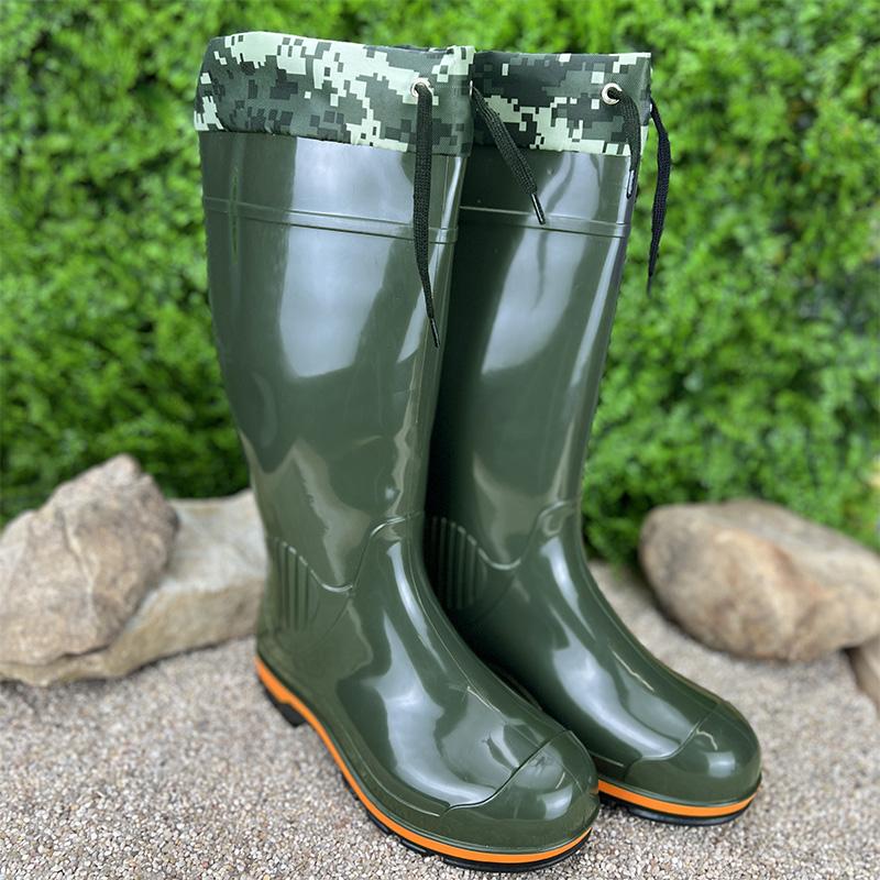 Чоботи гумові чоловічі VS-005050 з утеплювачем 29,3 см p. 45 Зелений (59335586) - фото 2 Чоботи гумові чоловічі VS-005050 з утеплювачем 29,3 см p. 45 Зелений (59335586) - фото 2