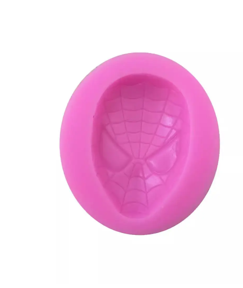 Молд силиконовый Спайдермен 70x60 мм Розовый (1081759533)