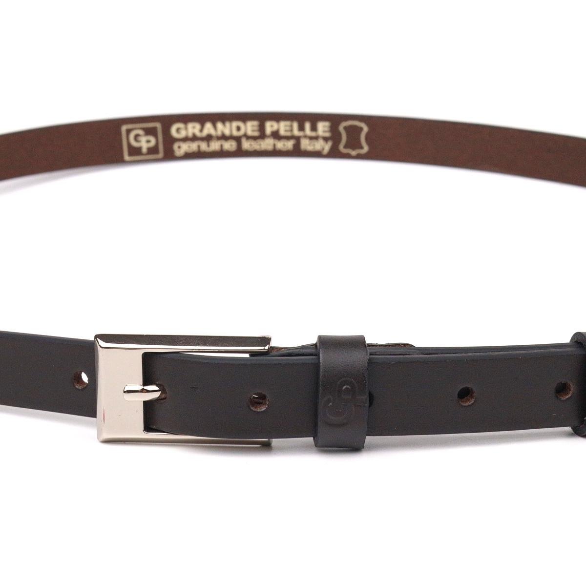 Ремінь жіночий шкіряний GRANDE PELLE Leather Belt 21442 Коричневий (55231) - фото 3