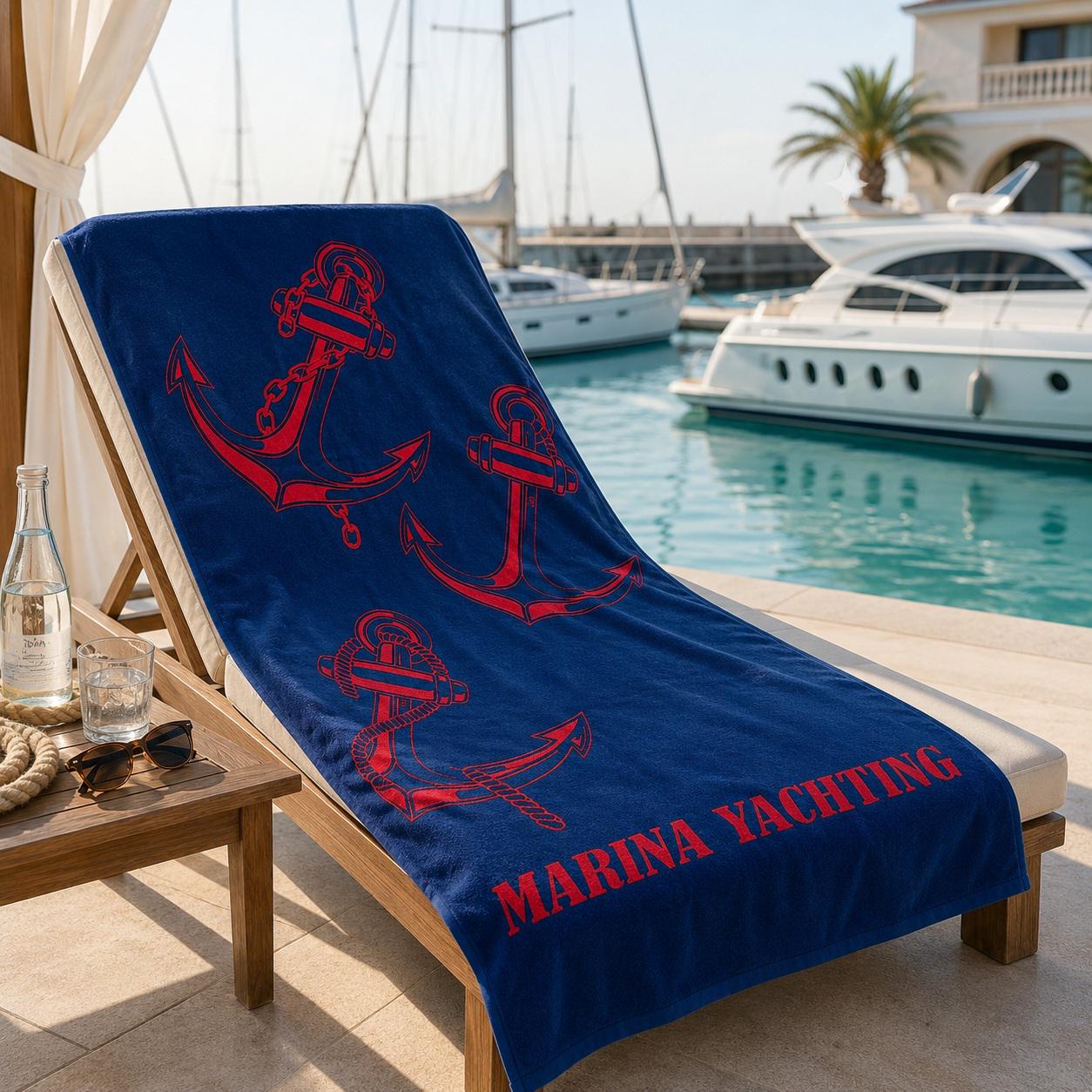 Рушник махровий пляжний LoveYouHome Круїз 75x150 см (ly60225)