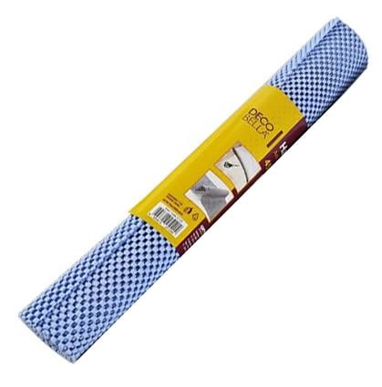 Коврик противоскользящий для ванной комнаты Deco Bella Omak 25120 ПВХ 45х125 см Голубой (8694816251200)