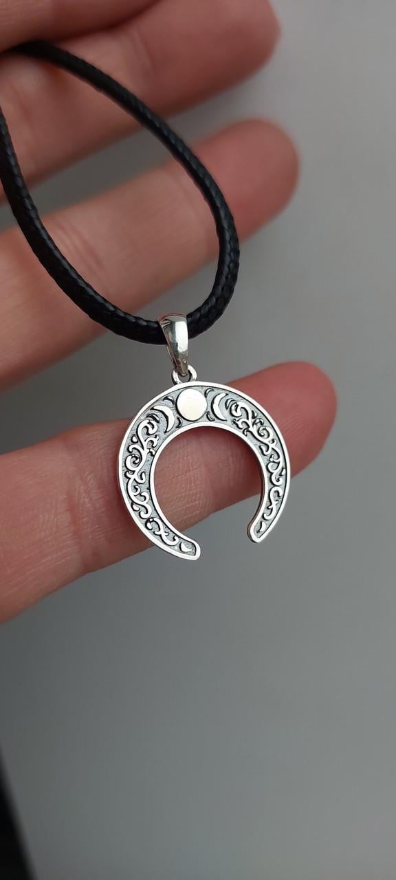 Подвеска Серебряный Лунница Тройной Богини 925 проба (29918552) - фото 4 Подвеска Серебряный Лунница Тройной Богини 925 проба (29918552) - фото 4