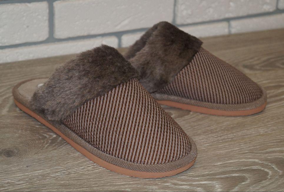 Тапочки чоловічі домашні Sollaza р. 39/40 25,5 см Коричневий (31418-3940) - фото 4 Тапочки чоловічі домашні Sollaza р. 39/40 25,5 см Коричневий (31418-3940) - фото 4