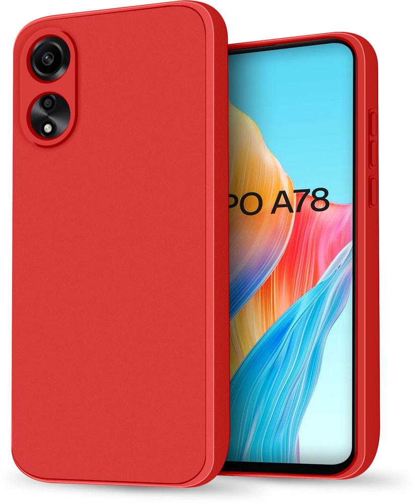 Силиконовый чехол HardCorner для OPPO A78 4G Red (33886-2D)