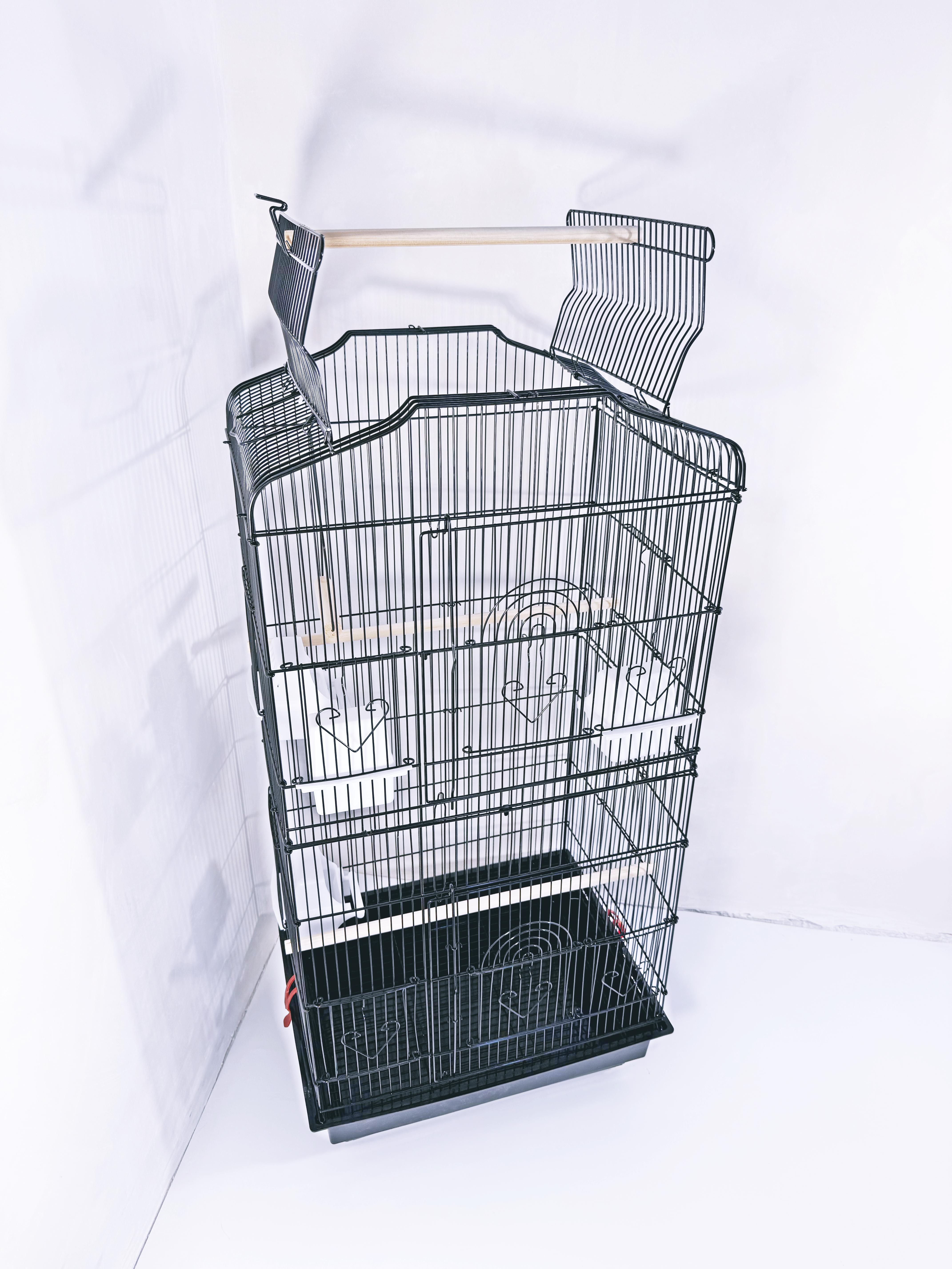 Клетка-вольер для птиц B01 44x33x105 см Черный (28132232)
