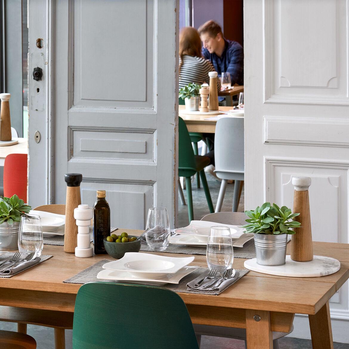 Тарелка для пасты Villeroy & Boch NewMoon 28х28 см (1025252698) - фото 6 Тарелка для пасты Villeroy & Boch NewMoon 28х28 см (1025252698) - фото 6