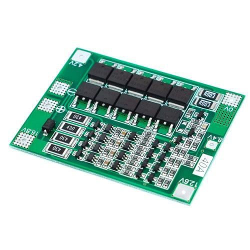 Контроллер BMS с балансир Ом 4S 40 А плата заряда защиты 4x Li-ion 18650 (285078)
