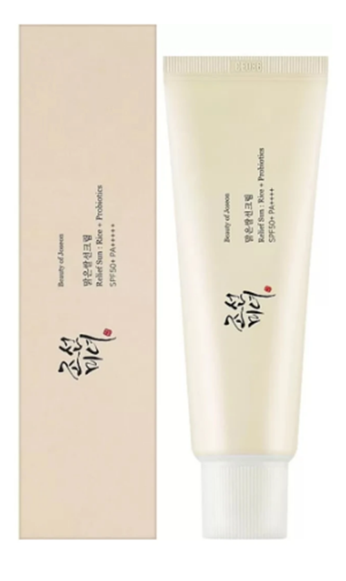 Солнцезащитный крем с рисовой водой Beauty of Joseon Relief Sun Rice + Probiotics SPF50+/PA++++ 50 мл (030202)