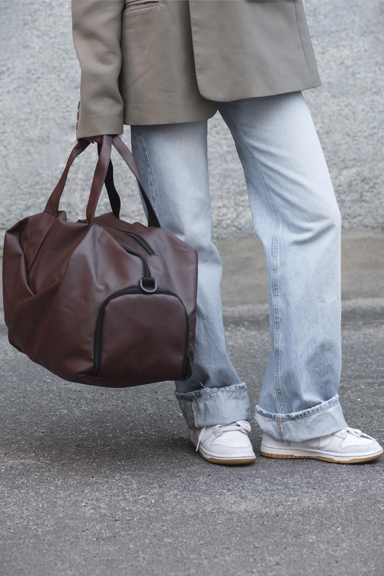 Сумка женская Without Gym багажная дорожная Brown (8049531) - фото 4 Сумка женская Without Gym багажная дорожная Brown (8049531) - фото 4