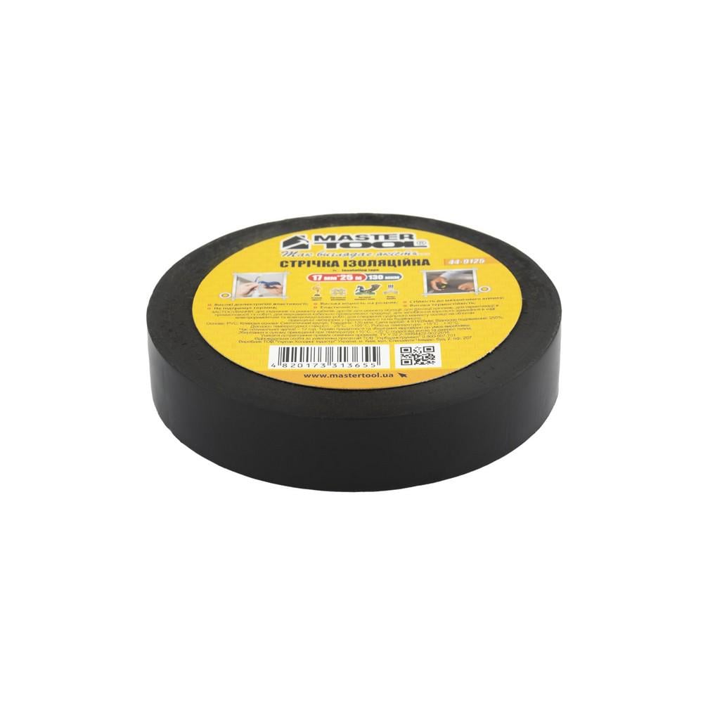 Изоляционная лента MasterTool 17ммх25м 10 шт. Черный (44-9125)