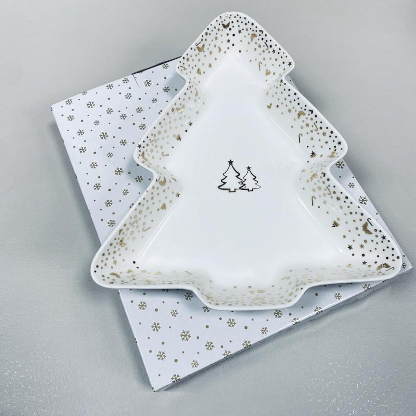 Блюдо порцелянове BonaDi 498-307 Зимова казка 30,5 см (2423812096)