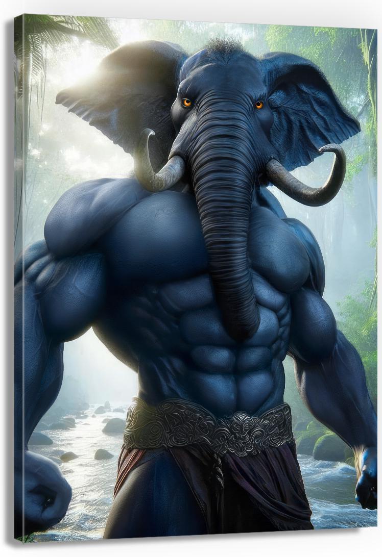 Картина на холсте PL_Factory Слон KLM_13 50х70 см (23461832)