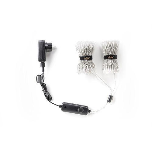 Гирлянда светодиодная Twinkly Strings RGBW Smart 250 ламп с прозрачным кабелем 20 м (TWS250SPP-TEU)