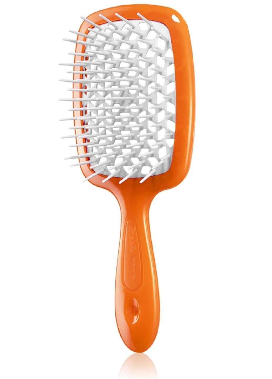 Щетка для волос Janeke Superbrush Small Оранжевый/Белый (Е-01377)