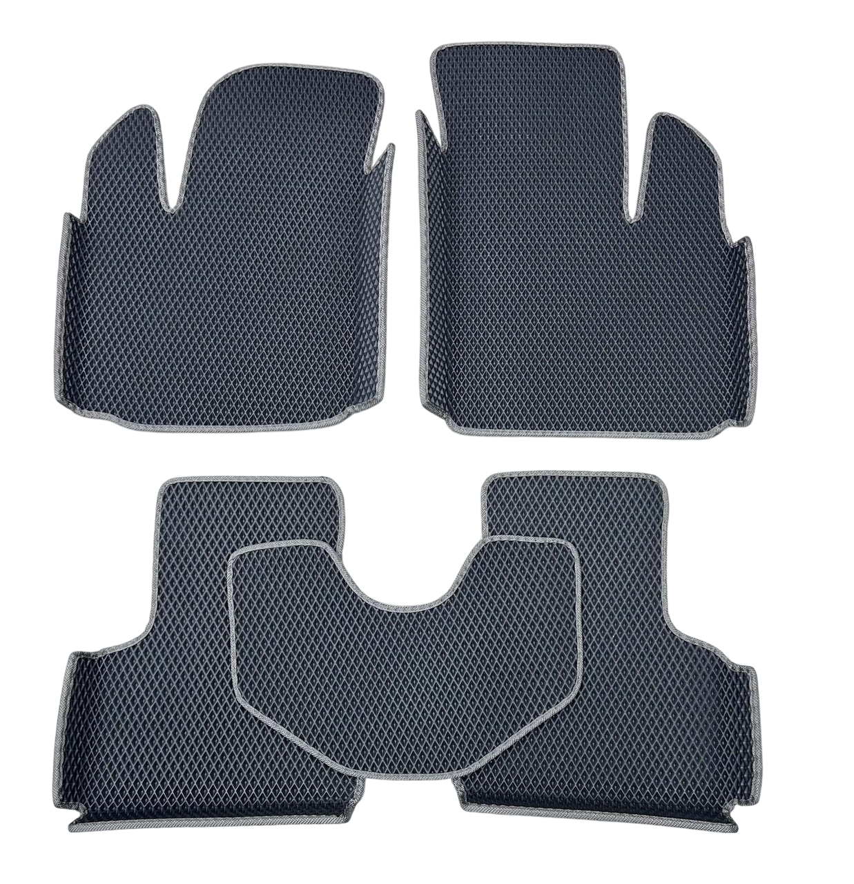 Коврики EVA с бортиками в салон для Fiat Doblo 2000-2010 гг. Черный (2394664188) Коврики EVA с бортиками в салон для Fiat Doblo 2000-2010 гг. Черный (2394664188)