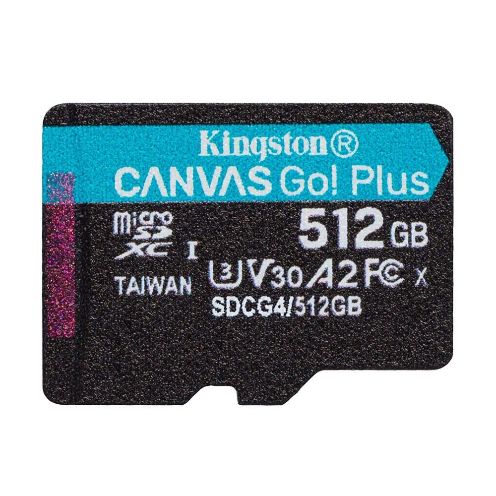 Карта памяти Kingston Canvas Go! Plus 512 Гб class 10 A2 V30 (24610)