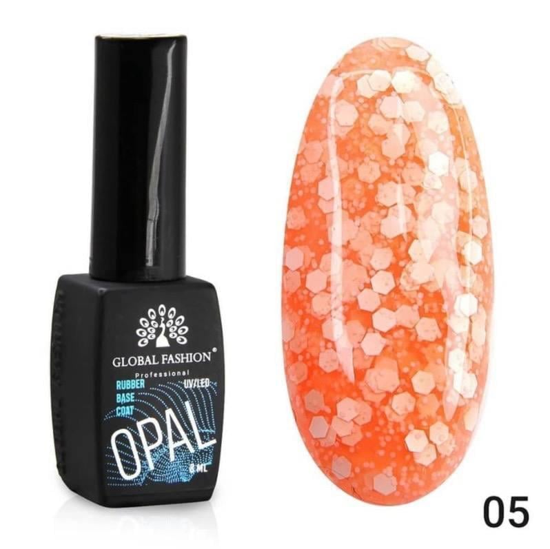 База каучуковая Snow flakes Global Fashion №05 8 мл