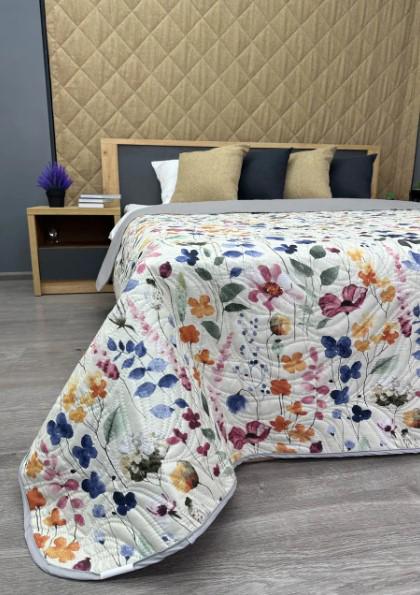 Покривало двостороннє Decorator Bloomy 240х215 см Різнобарвний (85-178 5) - фото 4 Покривало двостороннє Decorator Bloomy 240х215 см Різнобарвний (85-178 5) - фото 4