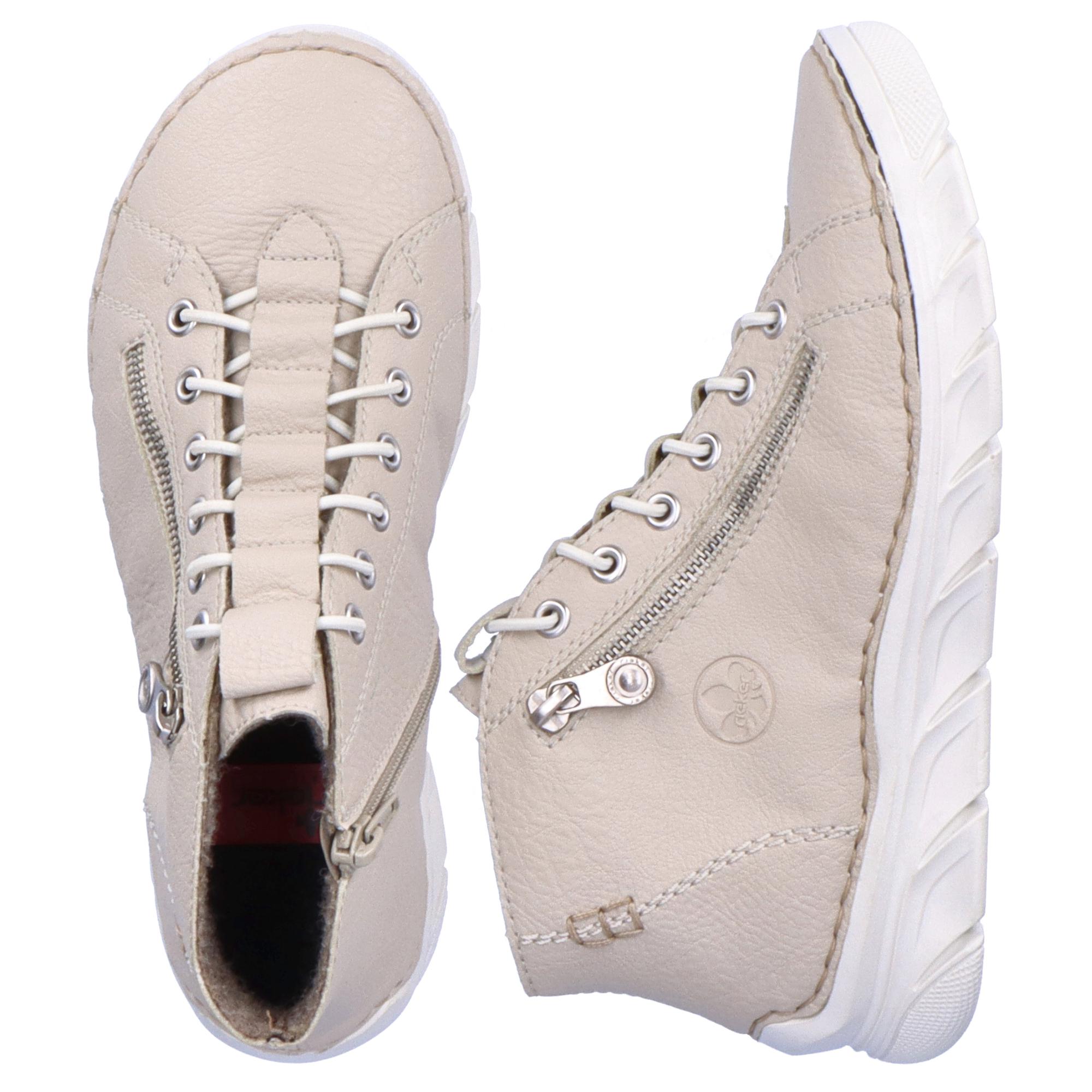 Черевики жіночі осінні Rieker р. 39 Бежевий (056355-39) - фото 2 Черевики жіночі осінні Rieker р. 39 Бежевий (056355-39) - фото 2