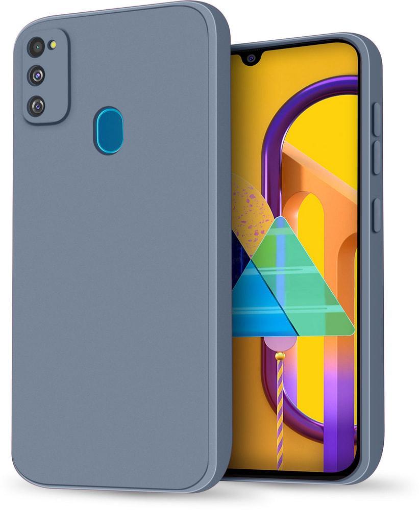 Силиконовый чехол HardCorner Samsung Galaxy M21 M215 (с микрофиброй) Gray Blue (34821-6D) Силиконовый чехол HardCorner Samsung Galaxy M21 M215 (с микрофиброй) Gray Blue (34821-6D)