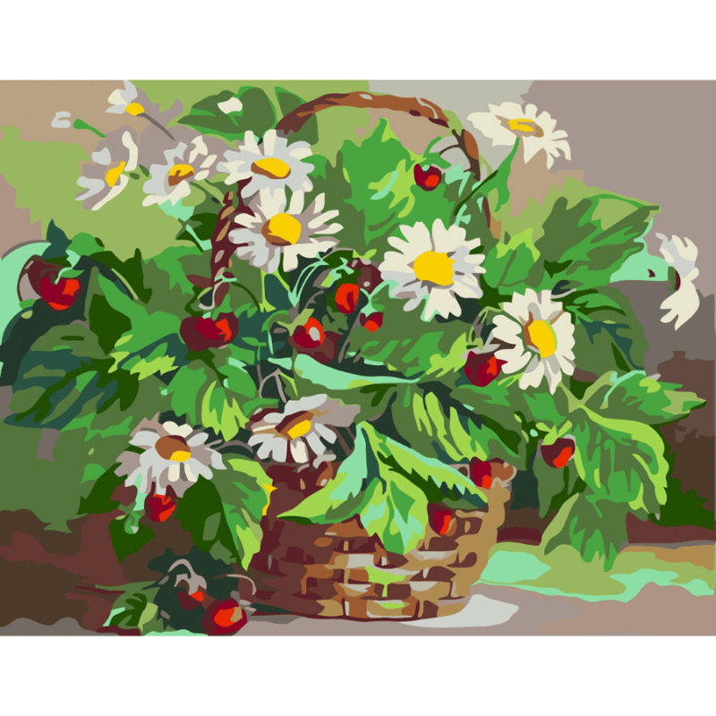 Картина по номерам Rosa Ромашки 35х45 см (Az-263348)