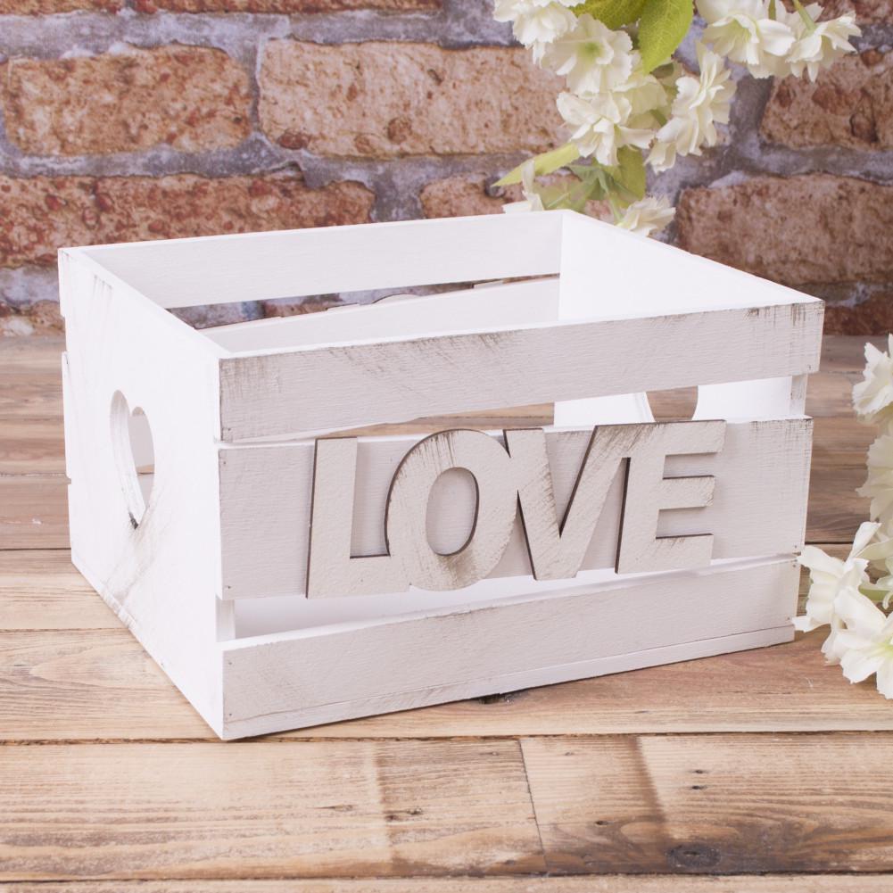 Ящик с косой планкой Love (3218)