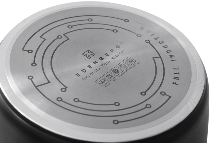 Набір посуду Edenberg EB-12915 з антипригарним мармуровим покриттям 8 (P12915) - фото 4 Набір посуду Edenberg EB-12915 з антипригарним мармуровим покриттям 8 (P12915) - фото 4