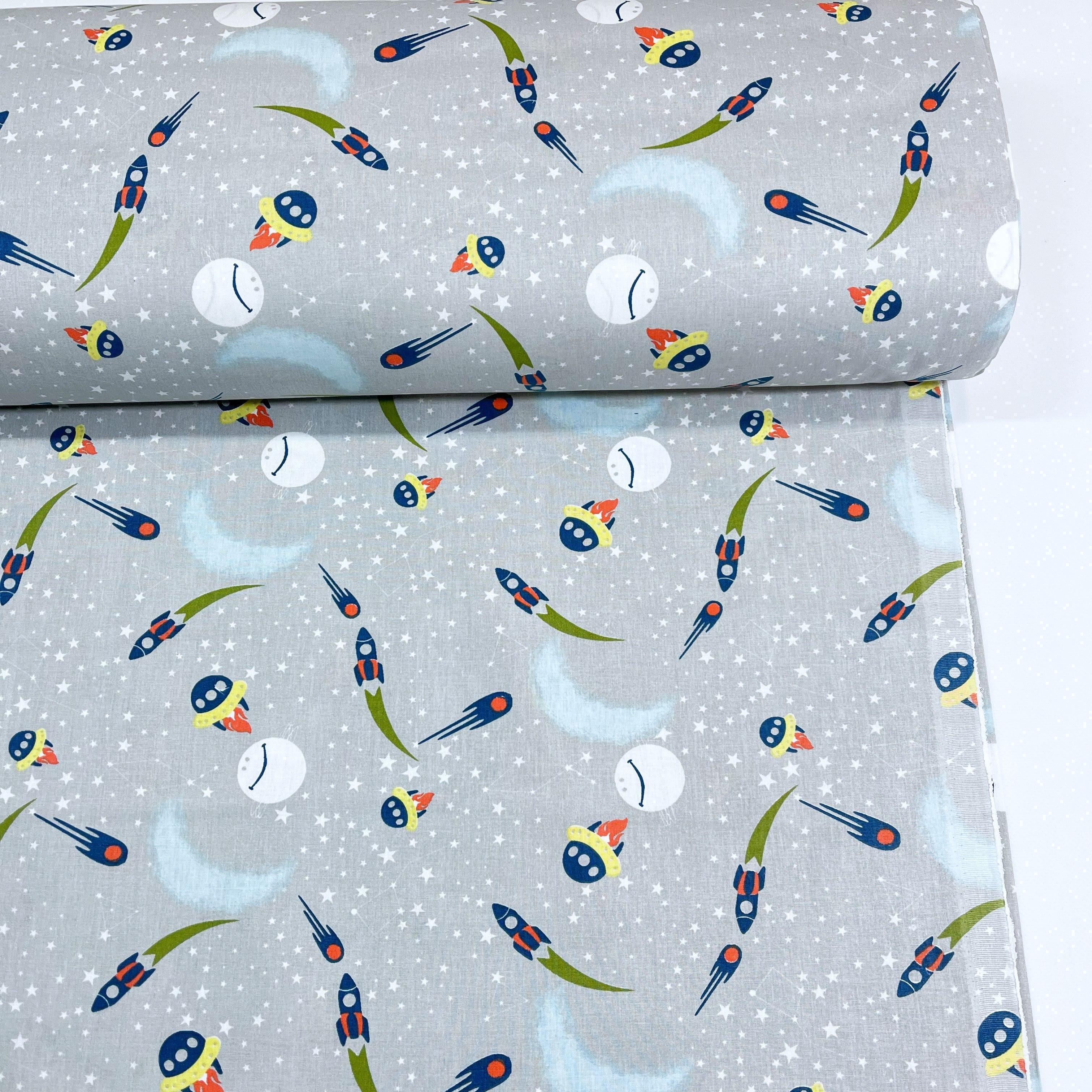 Ткань для постельного белья ранфорс космос 240 см Серый (G-6807/4 00559) Ткань для постельного белья ранфорс космос 240 см Серый (G-6807/4 00559)