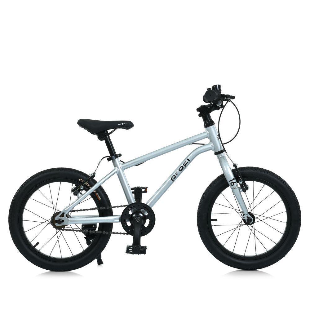 Детский велосипед PROF1 Lighty 16" алюминиевый Серый - фото 2 Детский велосипед PROF1 Lighty 16" алюминиевый Серый - фото 2