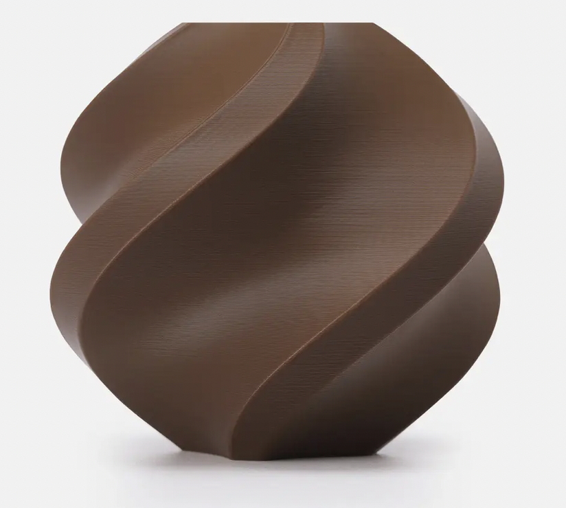 Пластик-філамент без котушки Bambu Lab PLA Basic 1,75 мм 1 кг 330 м 190-230°C Cocoa Brown (10802)