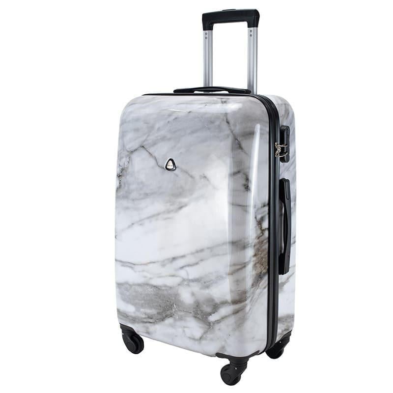 Чемодан SEMI LINE 24" M 63 л White Marble (DAS303340)