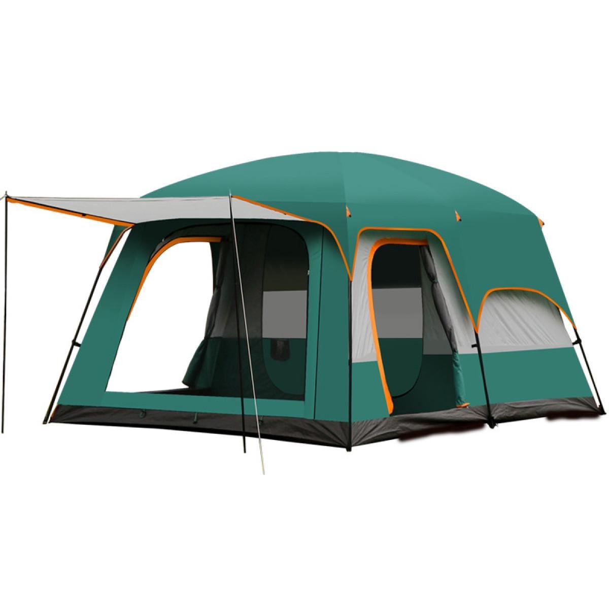 Палатка кемпинговая на 6-8 человек 380х260х190 см с тентом (LU006)