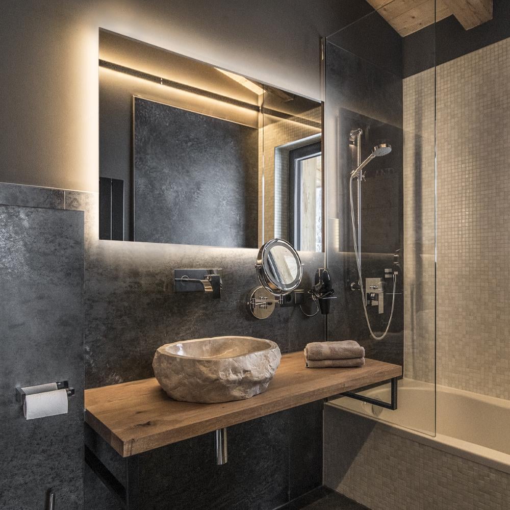 Зеркало с контурной LED подсветкой K-006 1200х800 мм - фото 3