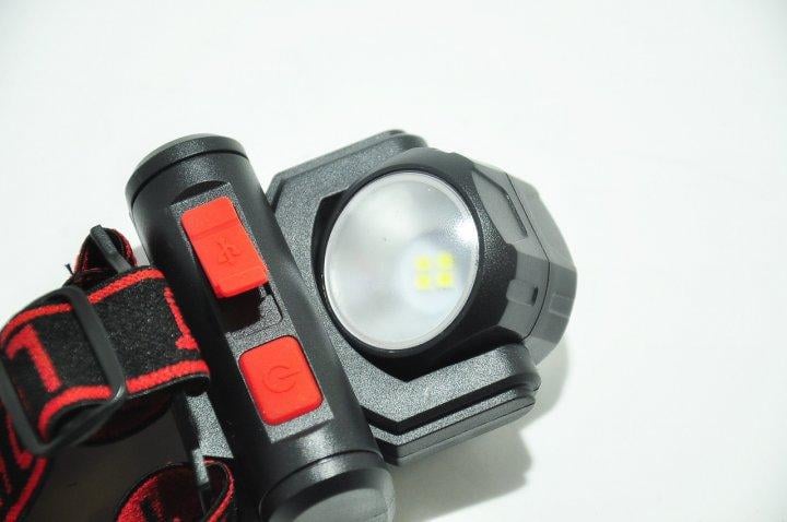 Фонарь налобный BL-2001 1XPE LED+6SMD (1705015388) - фото 5