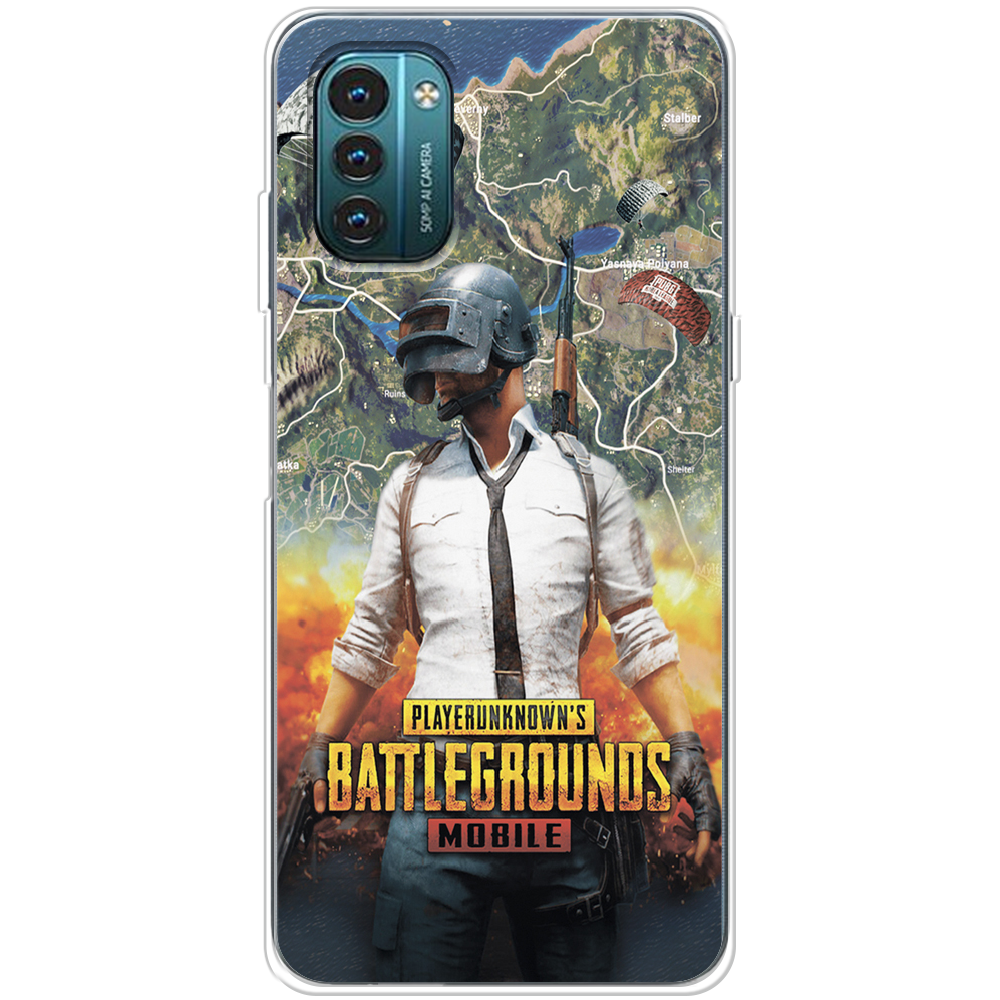 Чехол BoxFace Nokia G21 PUBG Mobile Прозрачный силикон (44288-up2309-44288)