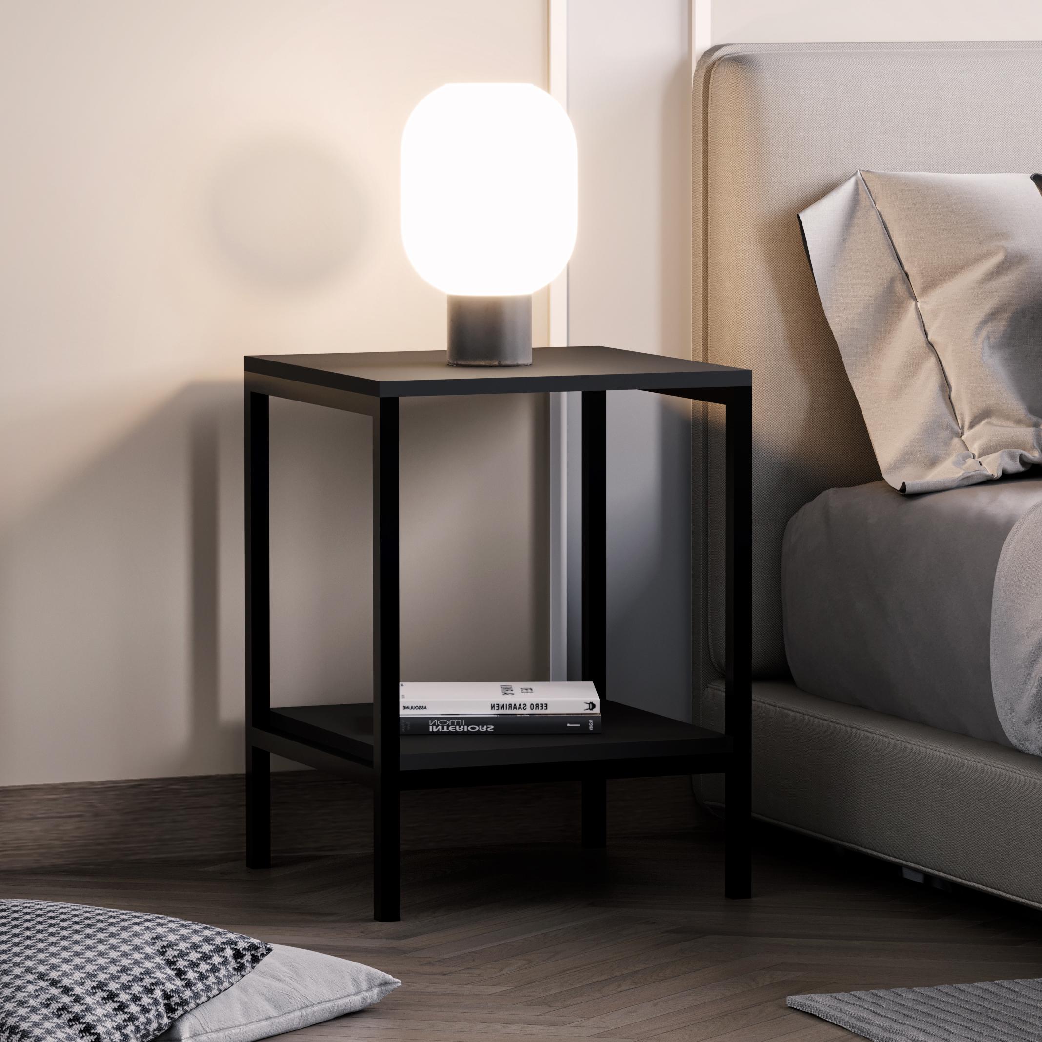 Тумба приліжкова N-15 400х400х532 мм Антрацит