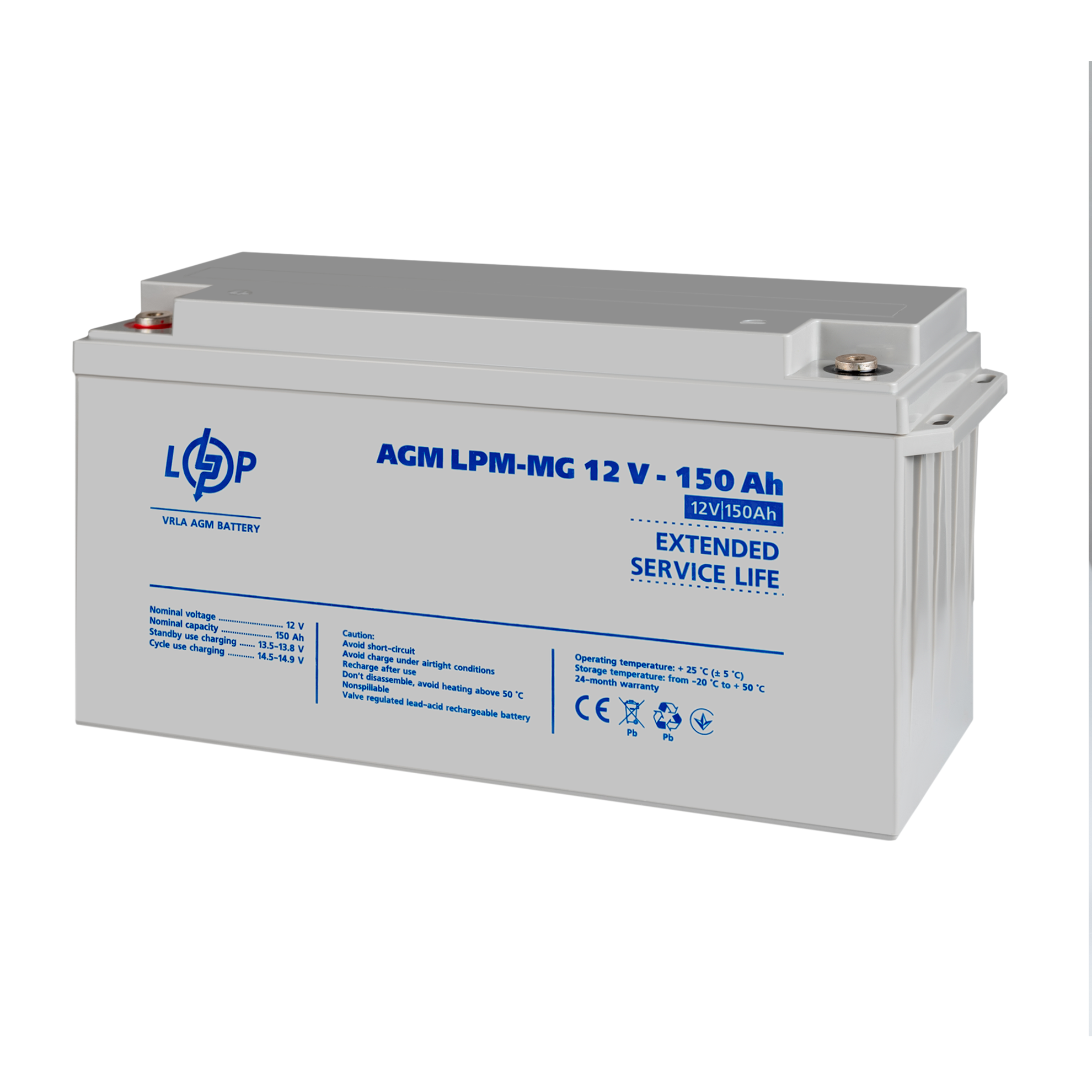 Акумулятор мультигелевий LPM-MG 12V-150 Ah (4197) - фото 3