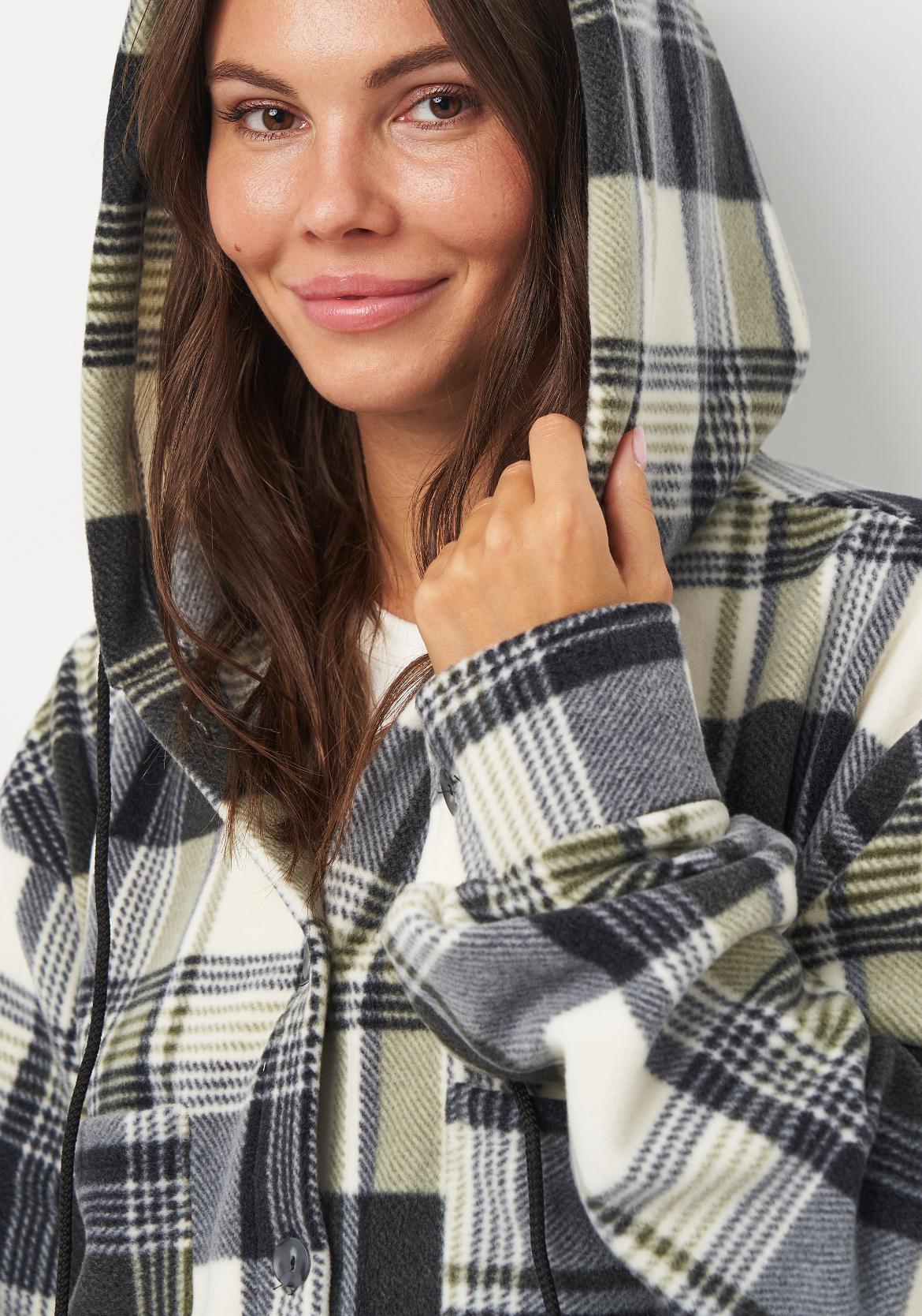 Рубашка женская Рони оверсайз утепленная р. 48 Хаки (2288072868) - фото 4